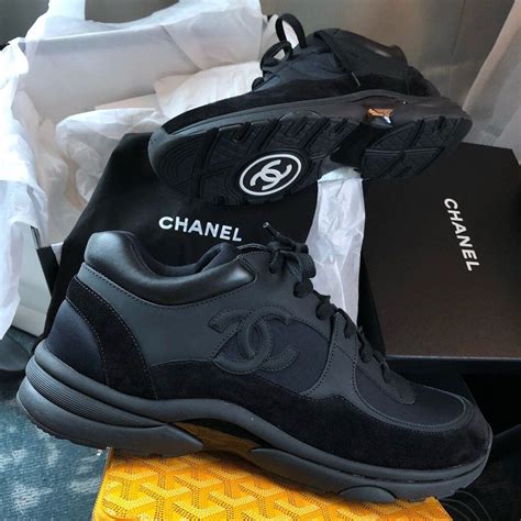 black chanel sneakers men.